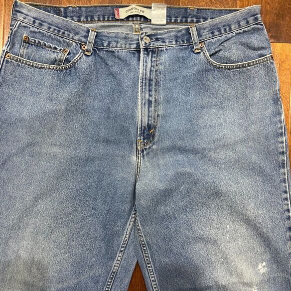 Levi's 560 Vintage Comfort Fit Baggy Denim Blue Jeans Men's Size 42 x 32 - Picture 3 of 11